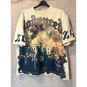 Godspeed Rarity Collection MMXXIV Limited Skeleton White House Graphic TShirt XS